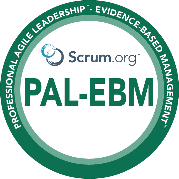 Professional Agile Leadership Evidence Based Management Certification